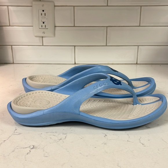 Crocs Athens II Thong Flip Flops UNC Men’s Size 12 University of North Carolina - Picture 13 of 16